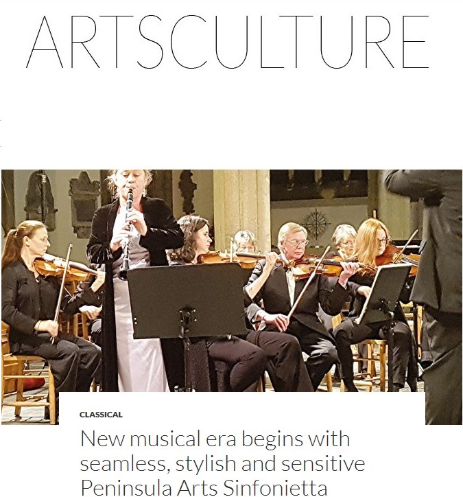 Peninsula Arts Sinfonietta with Elaine Cocks (clarinet)