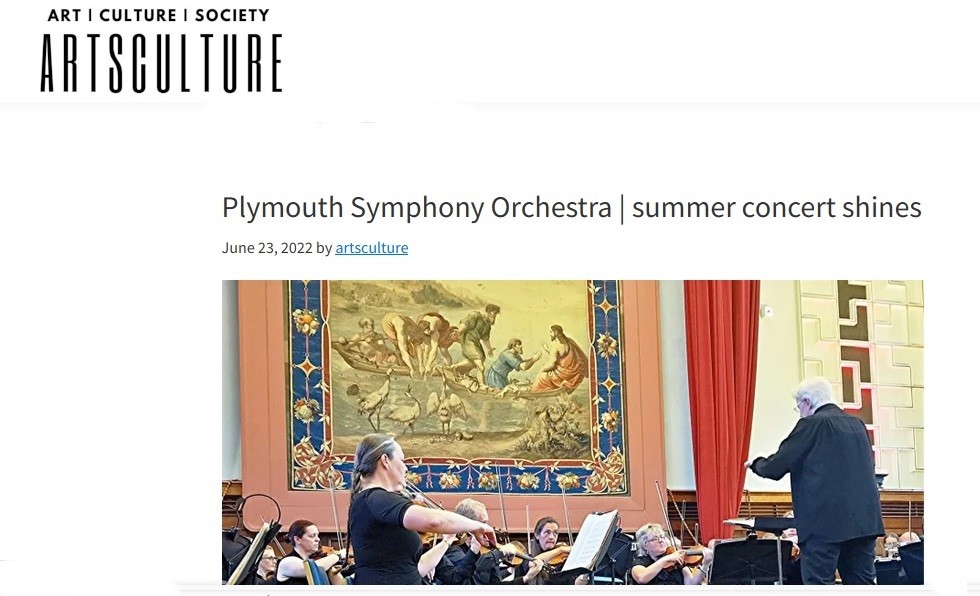 Plymouth Symphony Orchestra Summer Concert